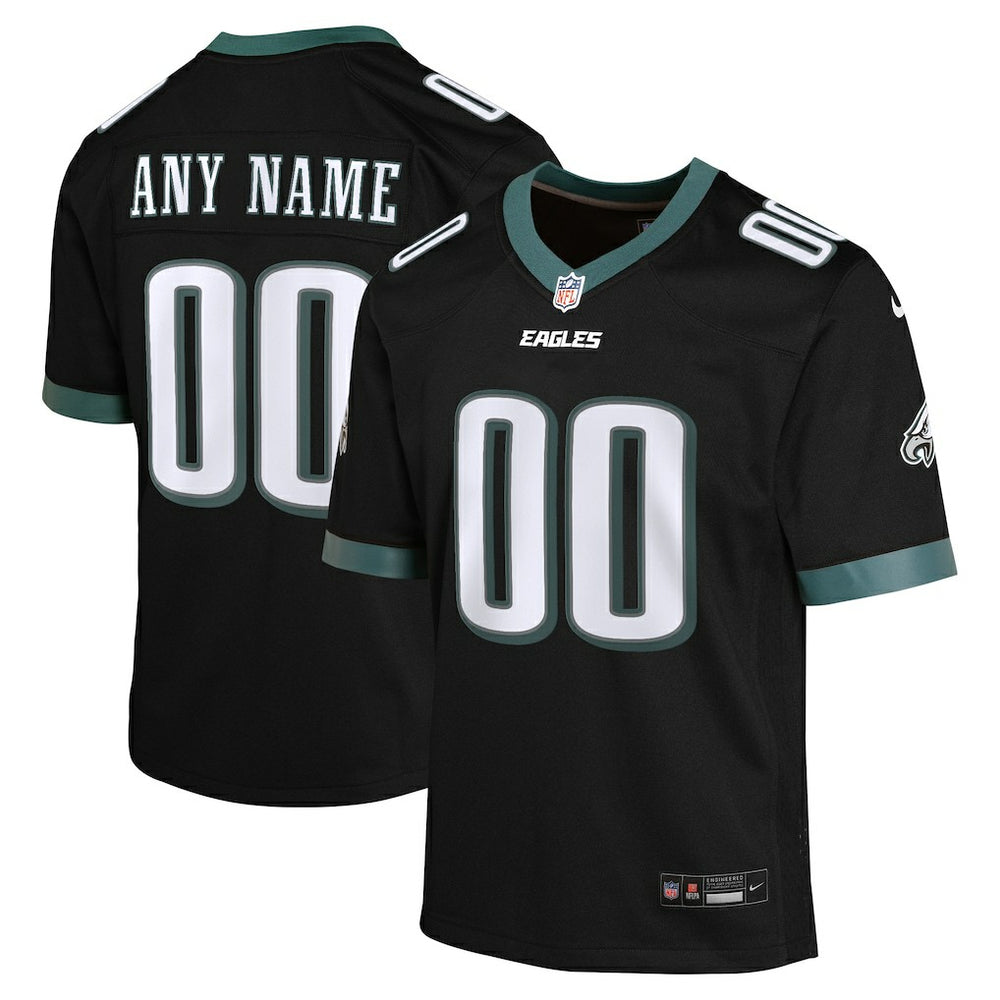 Youth Alternate Custom Game Jersey - Philadelphia Eagles