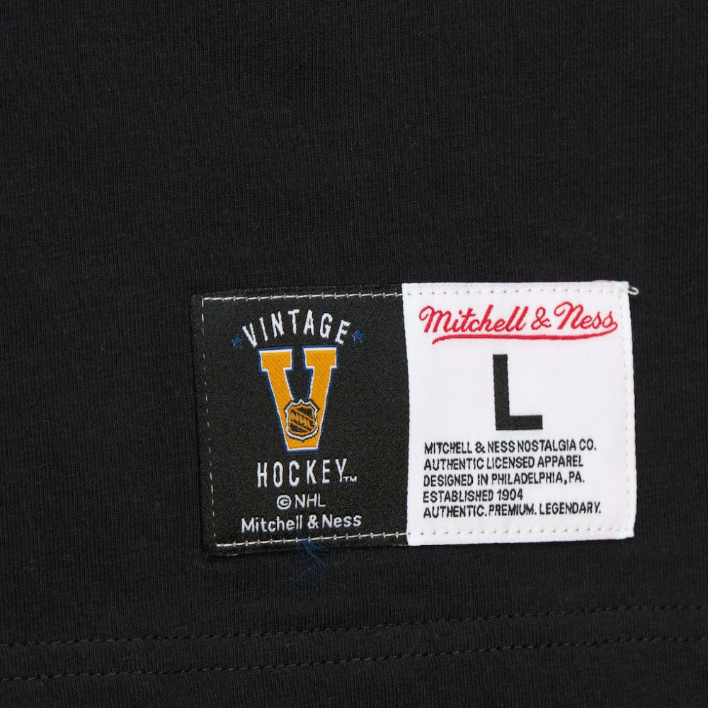 NHL Black Wayne Gretzky Los Angeles Kings Mitchell & Ness Premium Nickname Vintage Logo T-Shirt