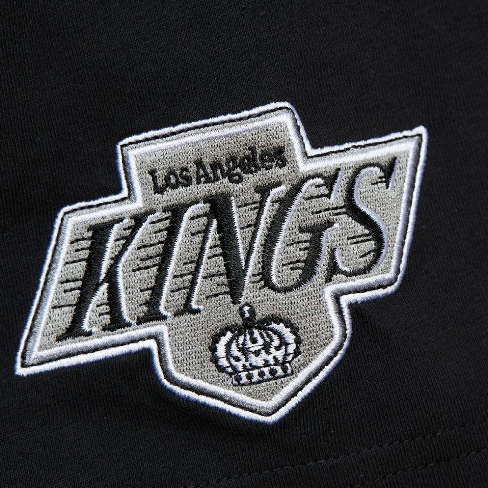 NHL Black Wayne Gretzky Los Angeles Kings Mitchell & Ness Premium Nickname Vintage Logo T-Shirt