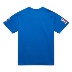 NHL Blue Mark Messier New York Rangers Mitchell & Ness Premium Nickname Vintage Logo T-Shirt