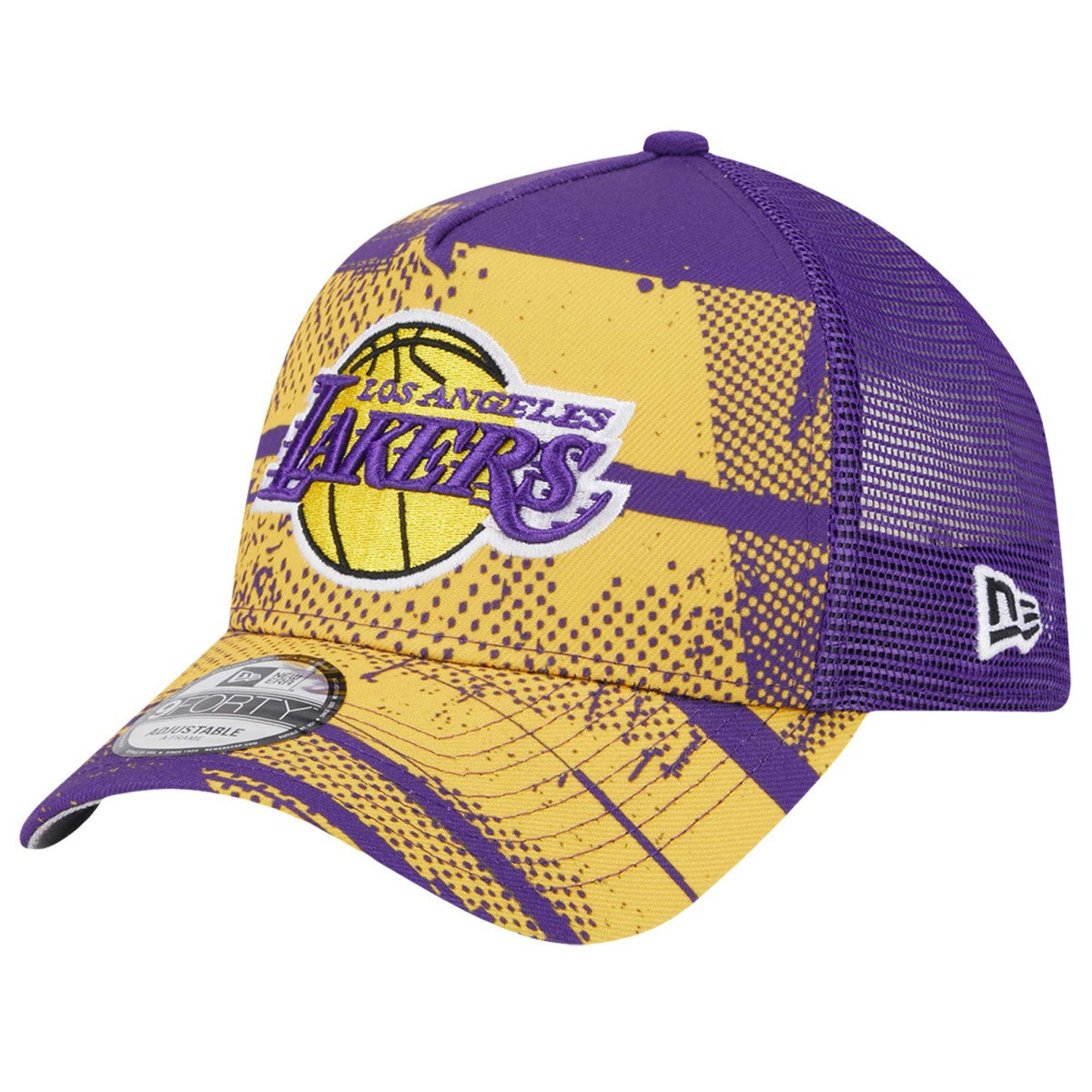 NBA Los Angeles Lakers Tip Off A-Frame Trucker 9FORTY Adjustable Hat