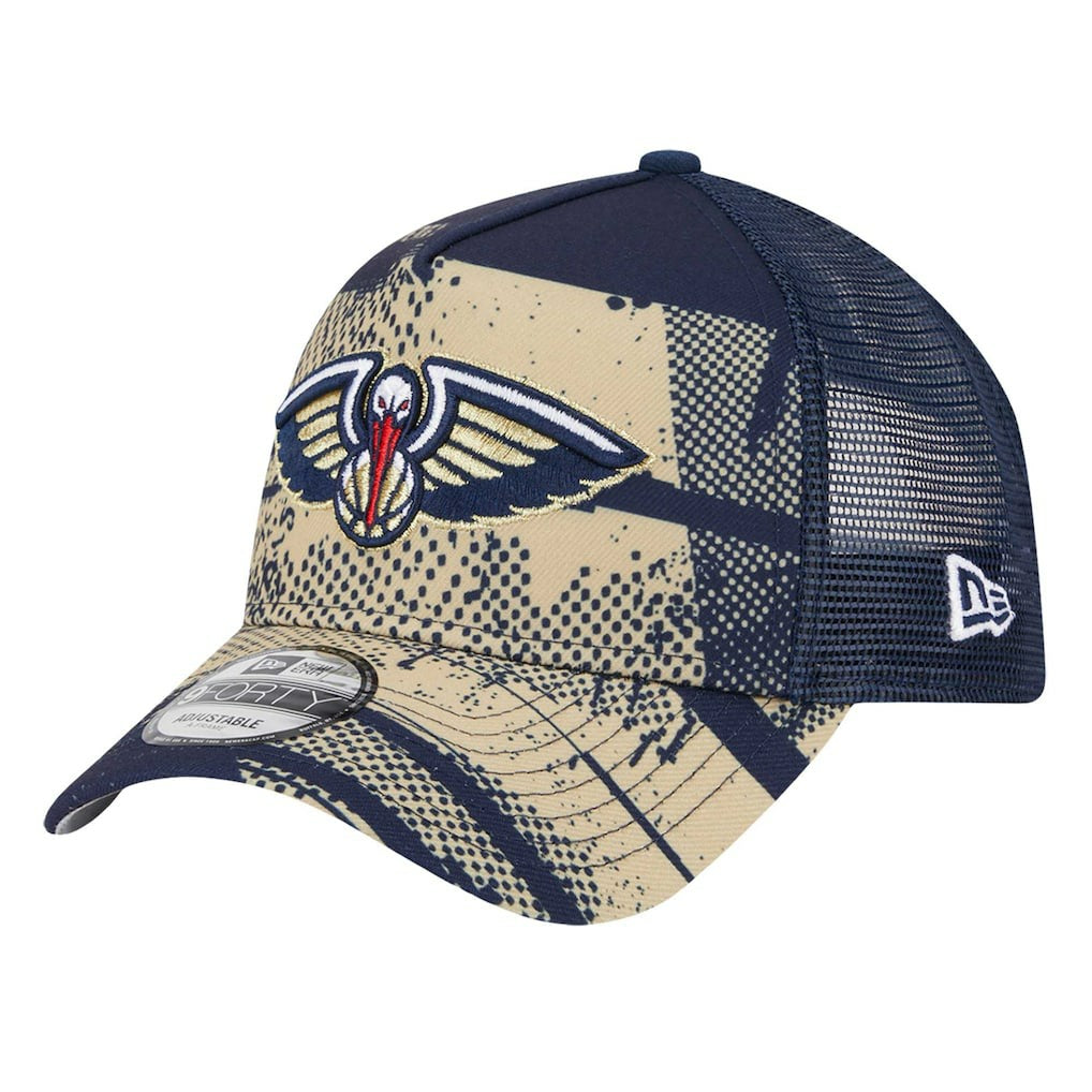 NBA New Orleans Pelicans Tip Off A-Frame Trucker 9FORTY Adjustable Hat