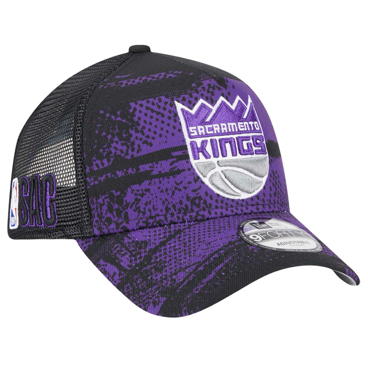 NBA Sacramento Kings Tip Off A-Frame Trucker 9FORTY Adjustable Hat
