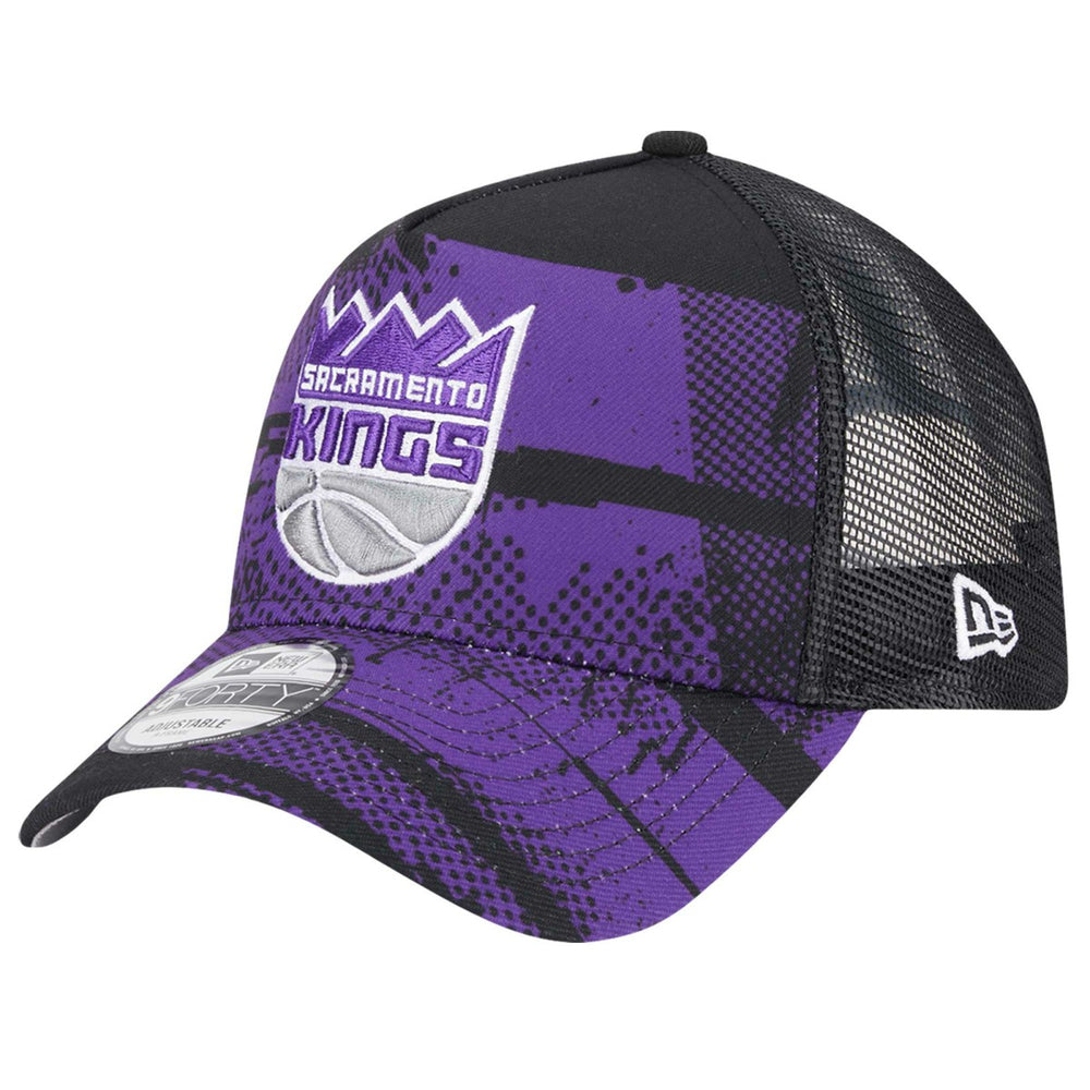 NBA Sacramento Kings Tip Off A-Frame Trucker 9FORTY Adjustable Hat