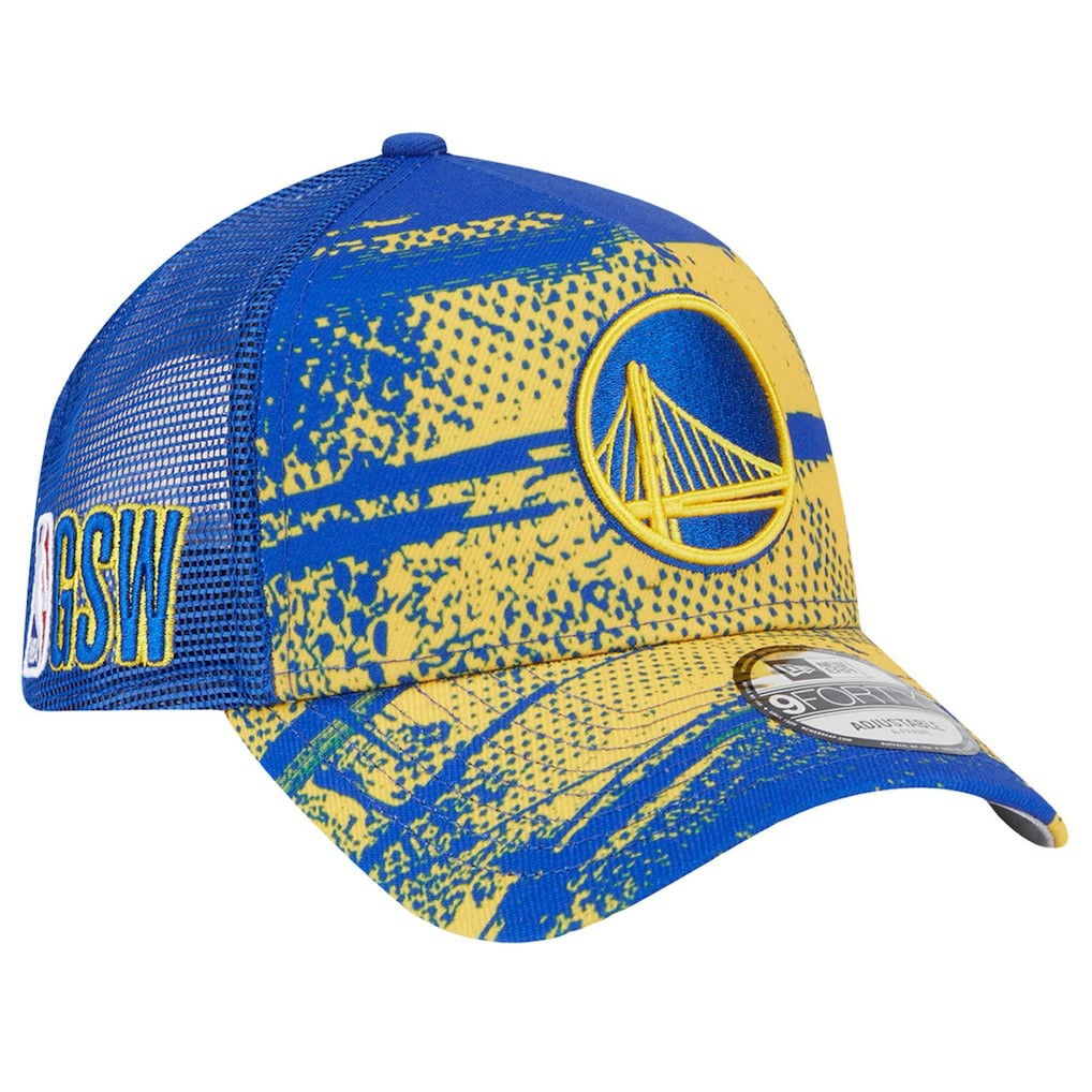 NBA Golden State Warriors Tip Off A-Frame Trucker 9FORTY Adjustable Hat sale