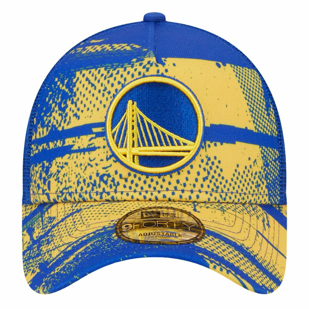 NBA Golden State Warriors Tip Off A-Frame Trucker 9FORTY Adjustable Hat sale