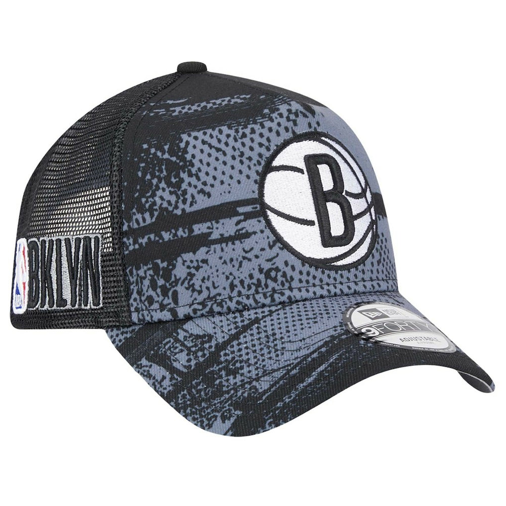 NBA Brooklyn Nets Tip Off A-Frame Trucker 9FORTY Adjustable Hat