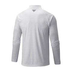 MLB Los Angeles Dodgers Columbia Terminal Tackle Omni-Shade Raglan Quarter-Zip Pullover Top