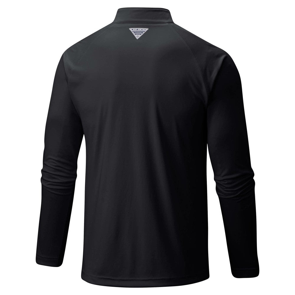 MLB Cincinnati Reds Columbia Terminal Tackle Omni-Shade Raglan Quarter-Zip Pullover Top