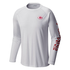 MLB Cincinnati Reds Columbia Terminal Tackle Long Sleeve T-Shirt