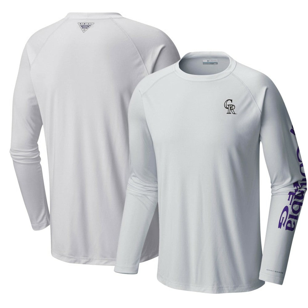 MLB Colorado Rockies Columbia Terminal Tackle Long Sleeve T-Shirt