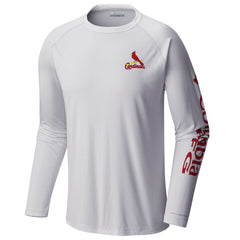 MLB St. Louis Cardinals Columbia Terminal Tackle Long Sleeve T-Shirt