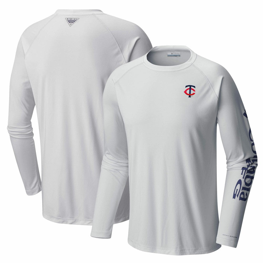 MLB Minnesota Twins Columbia Terminal Tackle Long Sleeve T-Shirt