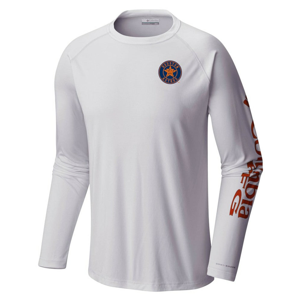 MLB Houston Astros Columbia Terminal Tackle Long Sleeve T-Shirt