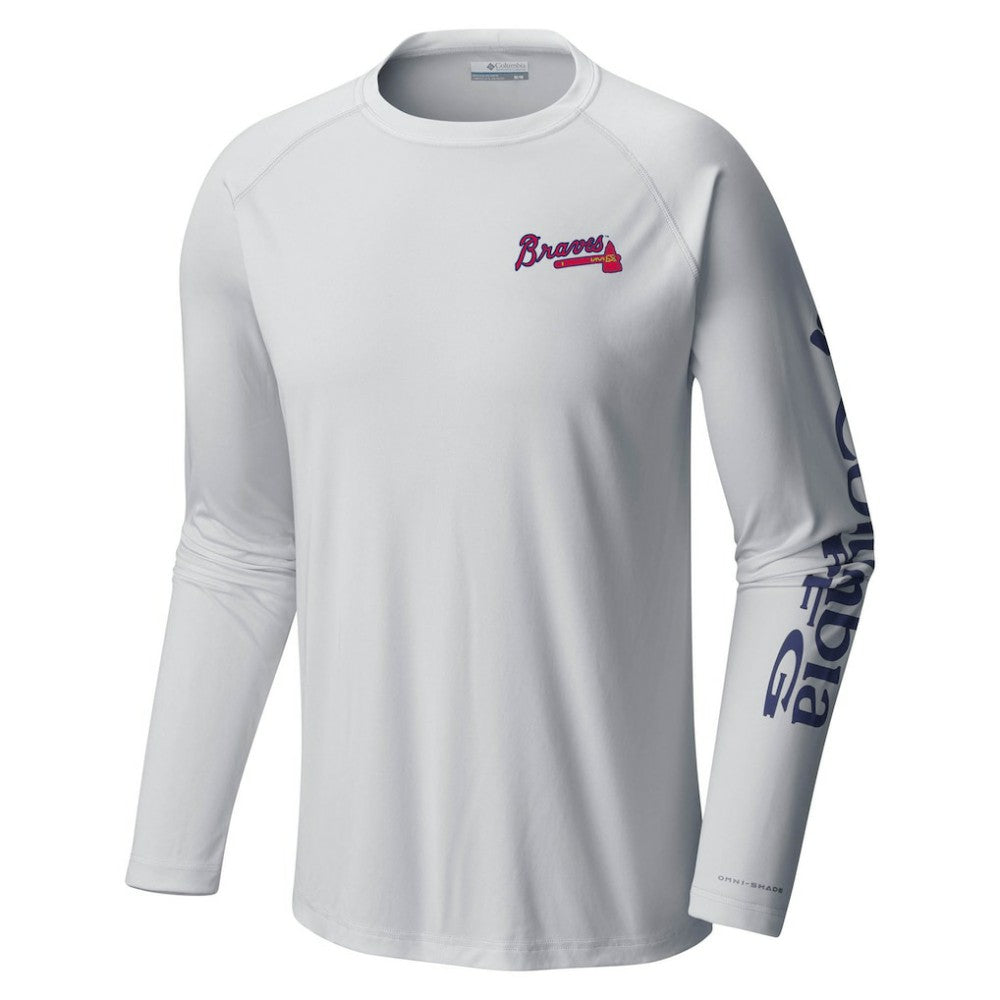 MLB Atlanta Braves Columbia Terminal Tackle Long Sleeve T-Shirt