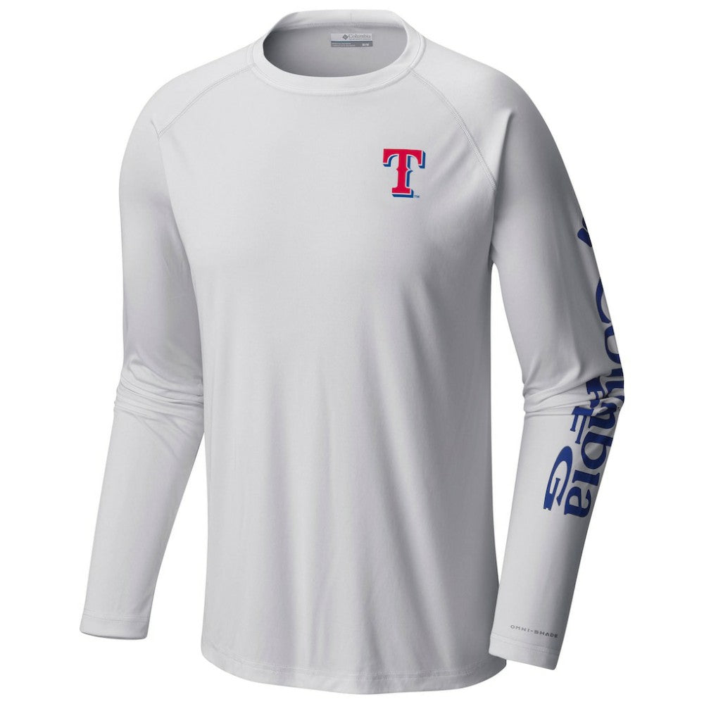 MLB Texas Rangers Columbia Terminal Tackle Long Sleeve T-Shirt