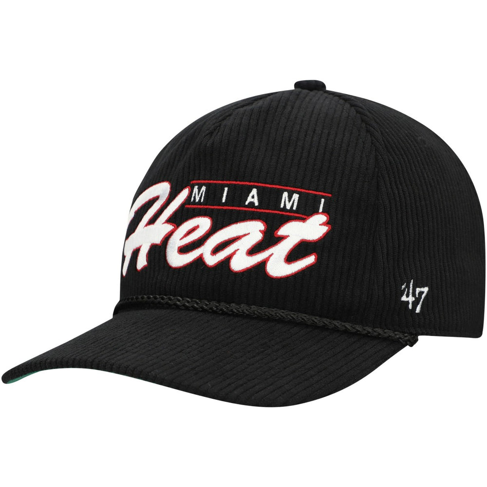 NBA Miami Heat '47 Double Header Sidepatch Cord Hitch Adjustable Hat