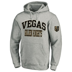 NHL Heather Gray Vegas Golden Knights Fanatics Big & Tall Fleece Pullover Hoodie