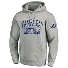 NHL Heather Gray Tampa Bay Lightning Fanatics Big & Tall Fleece Pullover Hoodie