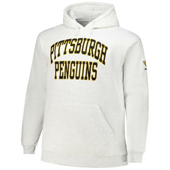 NHL White Pittsburgh Penguins Fanatics Big & Tall Fleece Pullover Hoodie