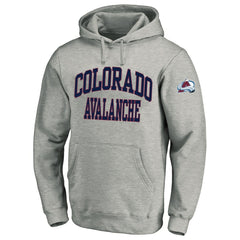 NHL Heather Gray Colorado Avalanche Fanatics Big & Tall Fleece Pullover Hoodie