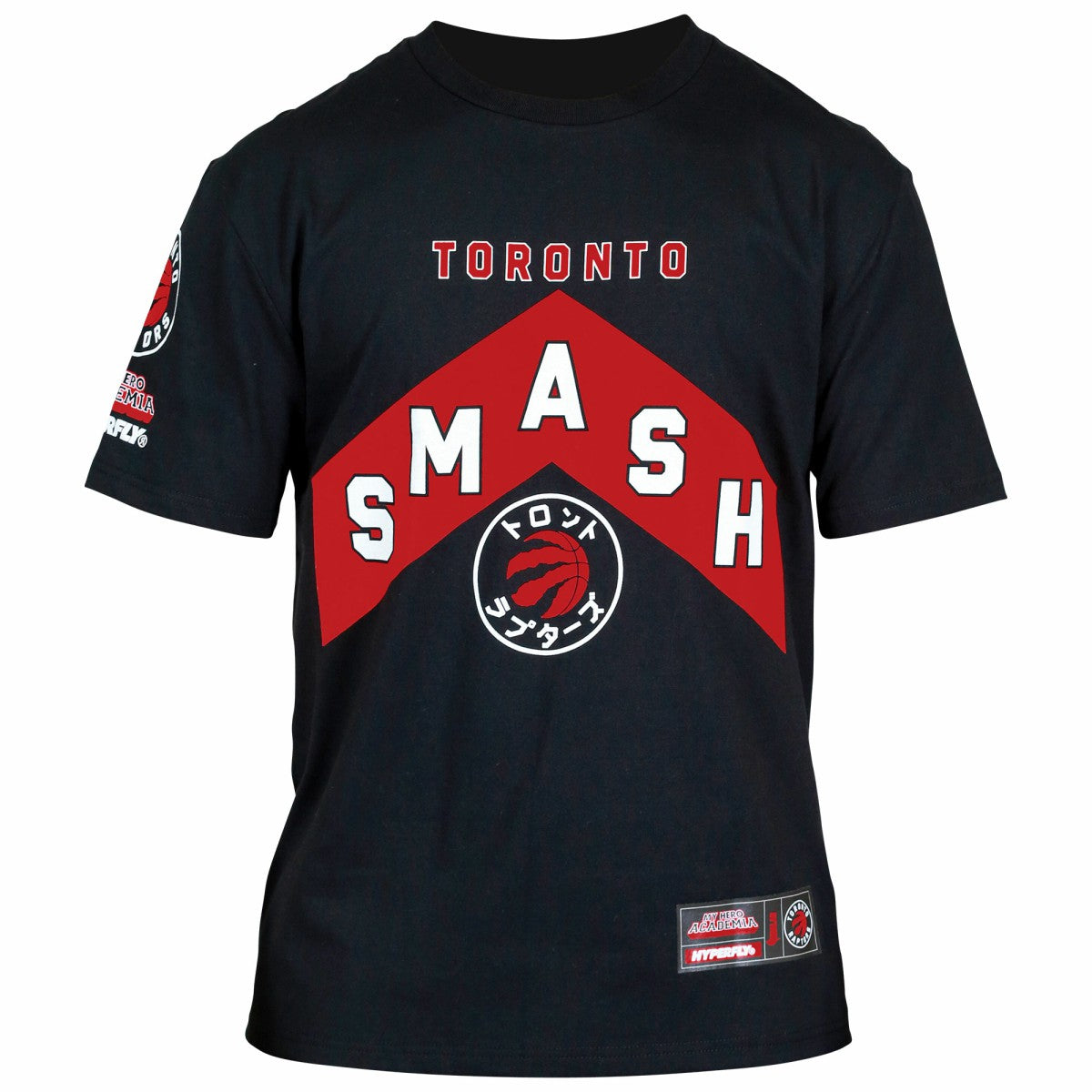 NBA Toronto Raptors Hyperfly Unisex NBA x My Hero Academia All Might Smash T-Shirt