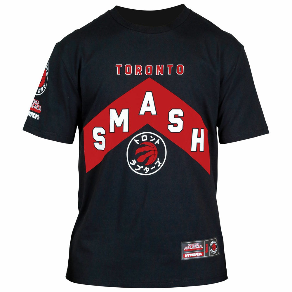 NBA Toronto Raptors Hyperfly Unisex NBA x My Hero Academia All Might Smash T-Shirt