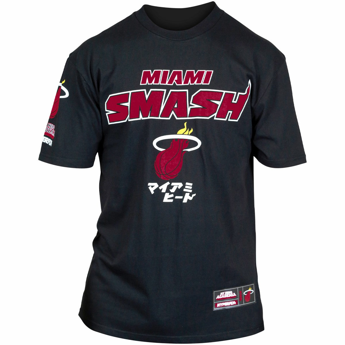 NBA Miami Heat Hyperfly Unisex NBA x My Hero Academia All Might Smash T-Shirt