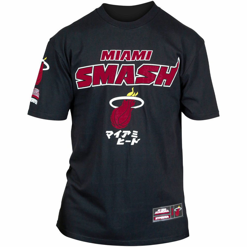 NBA Miami Heat Hyperfly Unisex NBA x My Hero Academia All Might Smash T-Shirt
