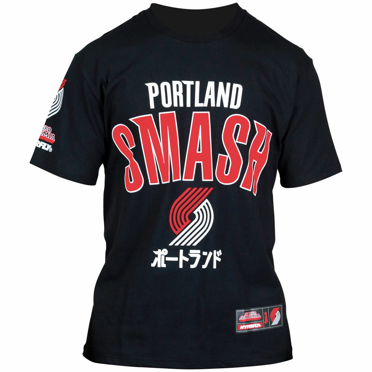 NBA Portland Trail Blazers Hyperfly Unisex NBA x My Hero Academia All Might Smash T-Shirt