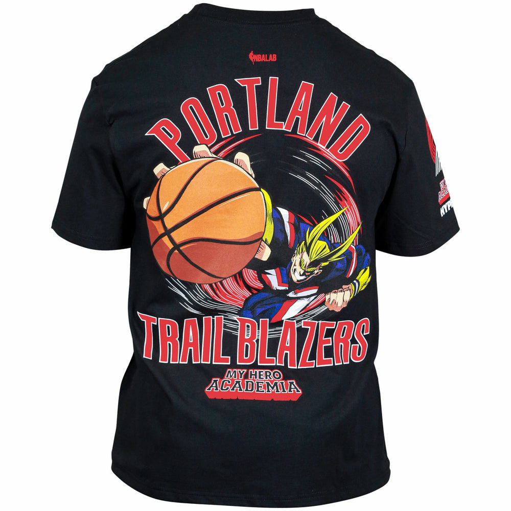 NBA Portland Trail Blazers Hyperfly Unisex NBA x My Hero Academia All Might Smash T-Shirt
