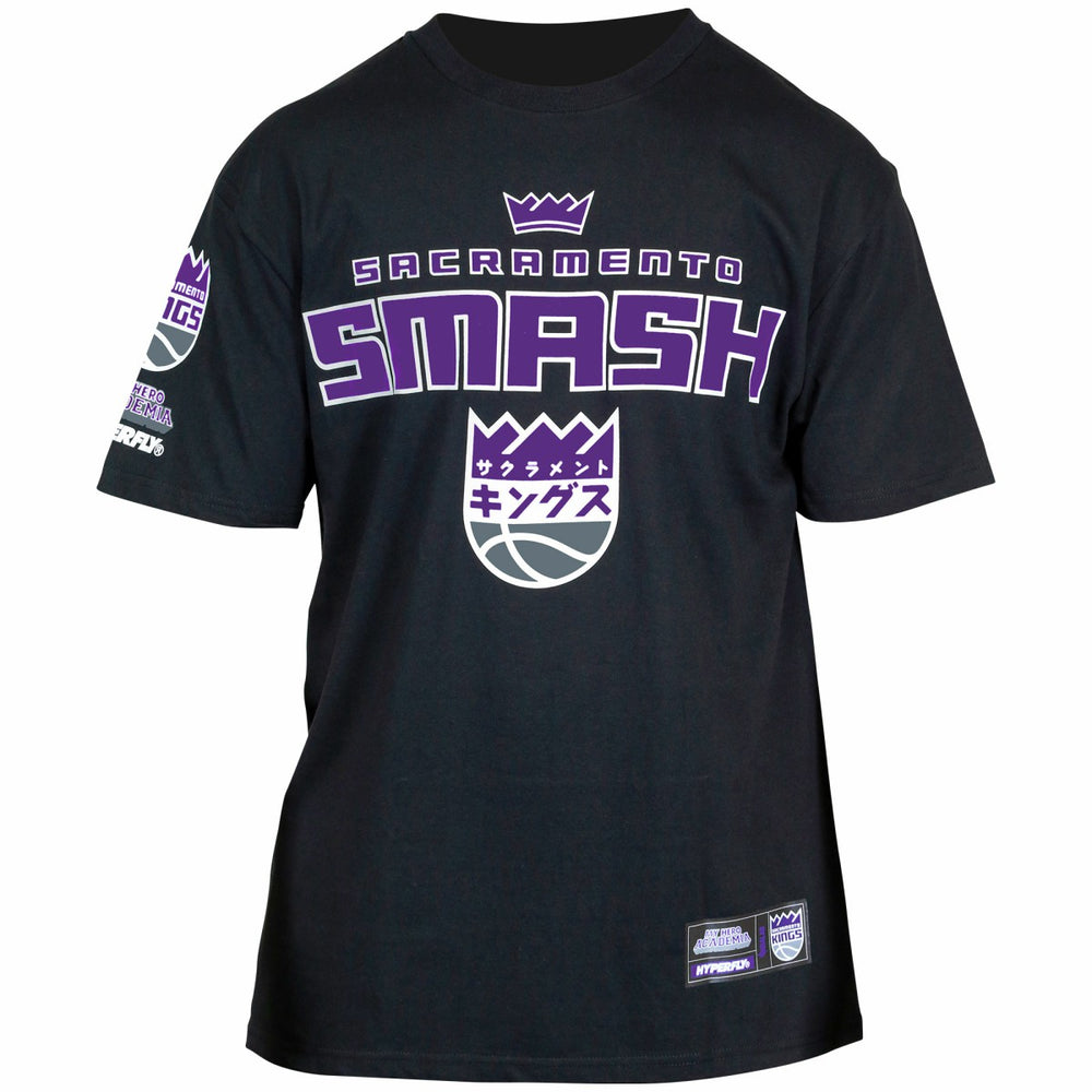 NBA Sacramento Kings Hyperfly Unisex NBA x My Hero Academia All Might Smash T-Shirt