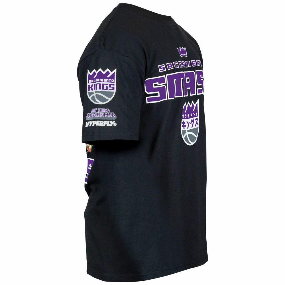 NBA Sacramento Kings Hyperfly Unisex NBA x My Hero Academia All Might Smash T-Shirt