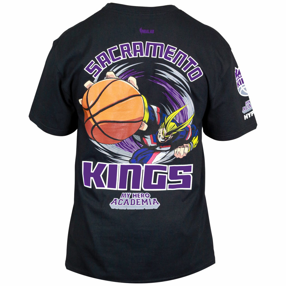NBA Sacramento Kings Hyperfly Unisex NBA x My Hero Academia All Might Smash T-Shirt