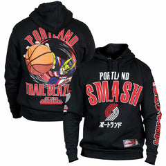 NBA Portland Trail Blazers Hyperfly Unisex NBA x My Hero Academia All Might Smash Pullover Hoodie
