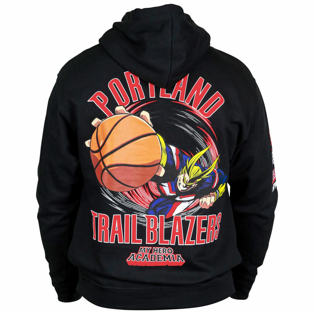 NBA Portland Trail Blazers Hyperfly Unisex NBA x My Hero Academia All Might Smash Pullover Hoodie