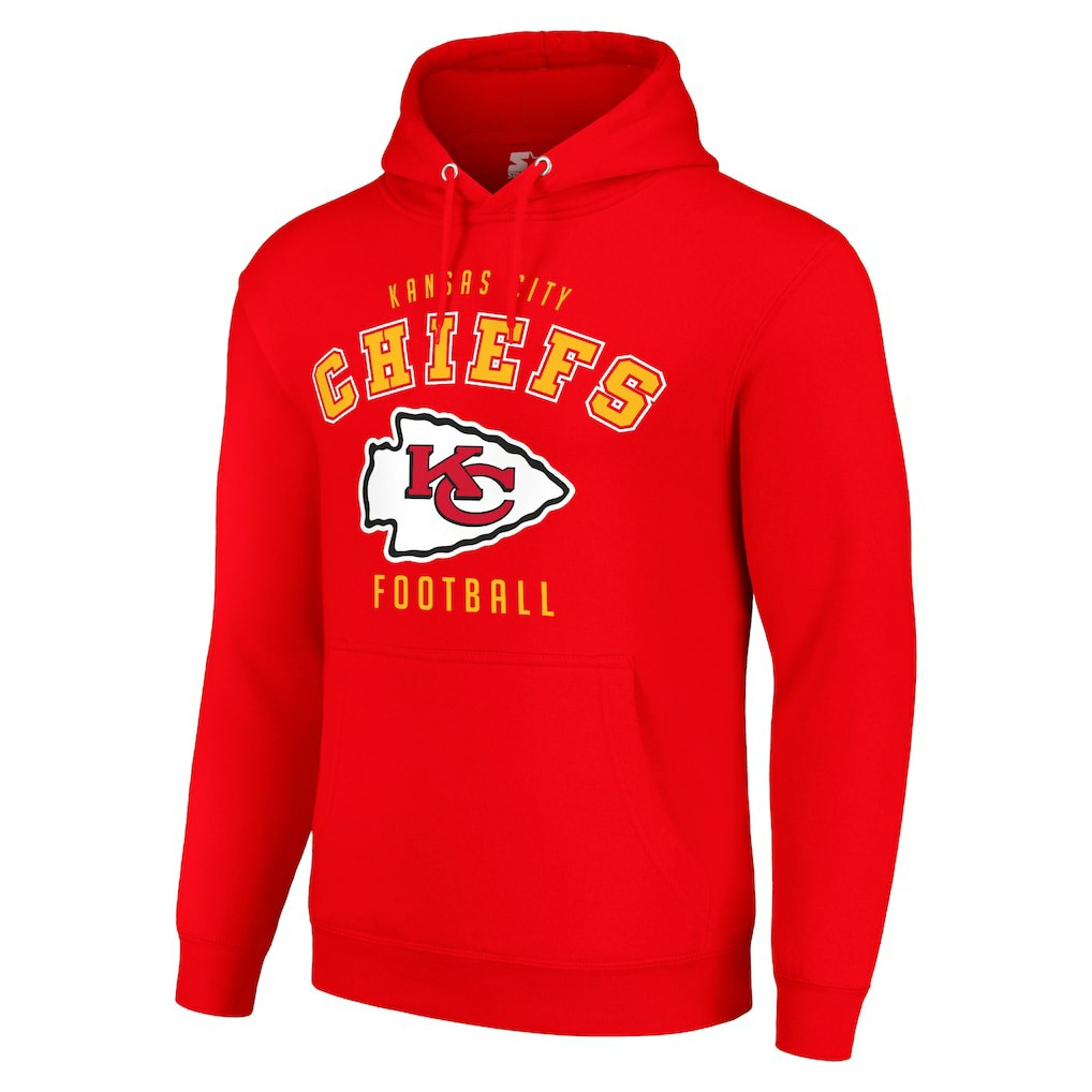 Starter Unisex Logo Pullover Hoodie - Kansas City Chiefs
