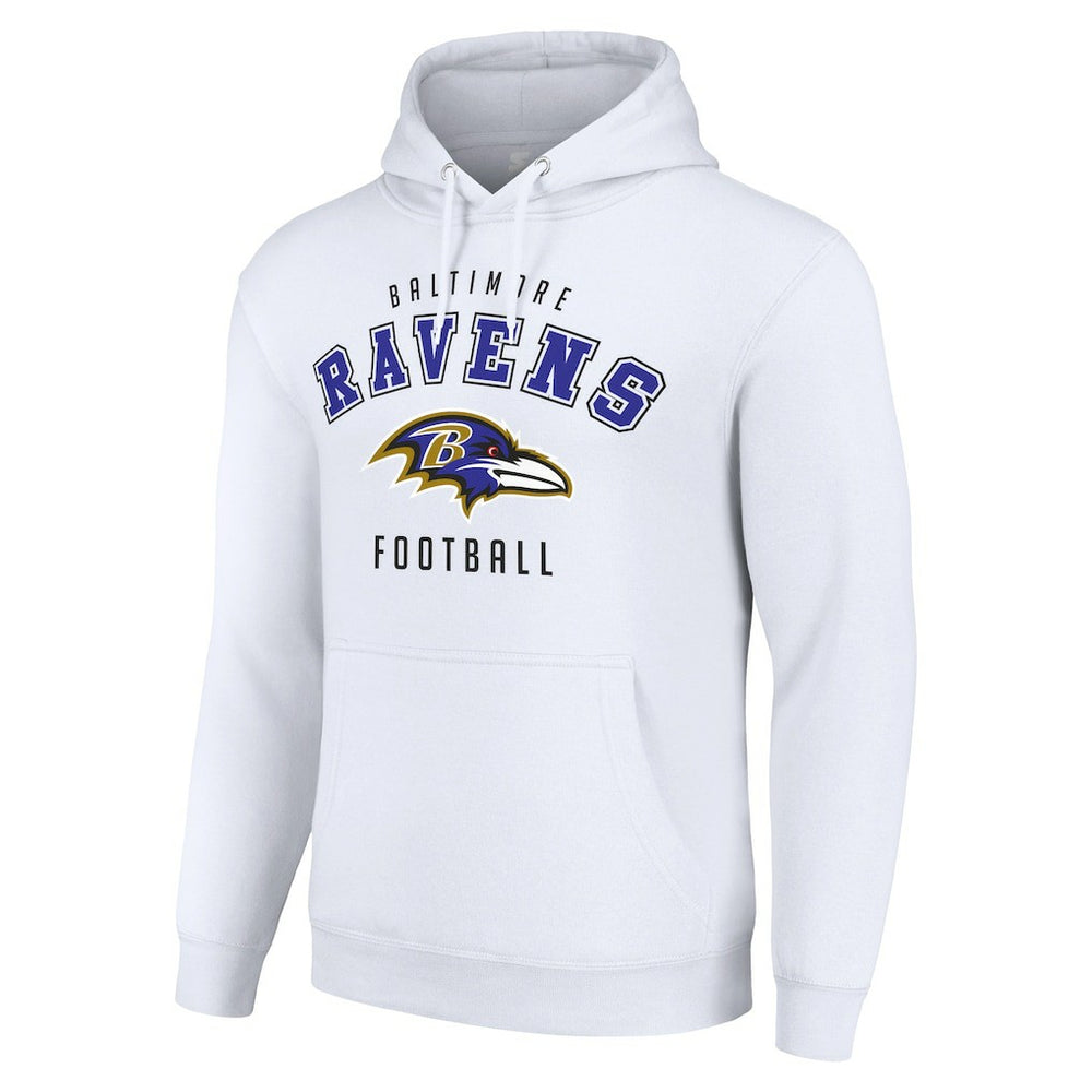 Starter Unisex Logo Pullover Hoodie - Baltimore Ravens