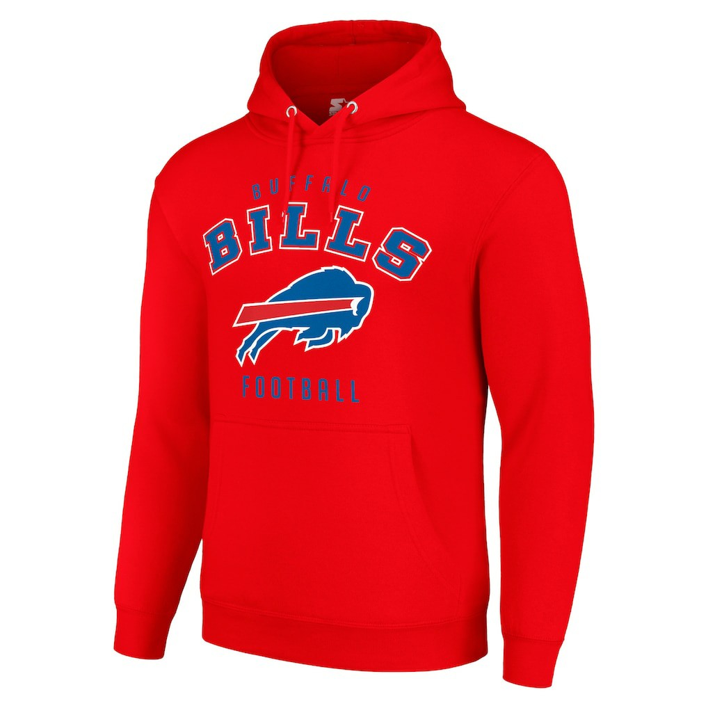 Starter Unisex Logo Pullover Hoodie - Buffalo Bills
