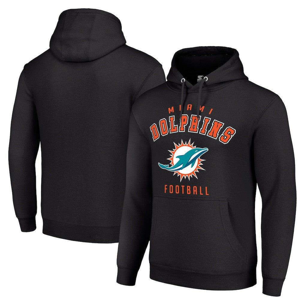 Starter Unisex Logo Pullover Hoodie - Miami Dolphins