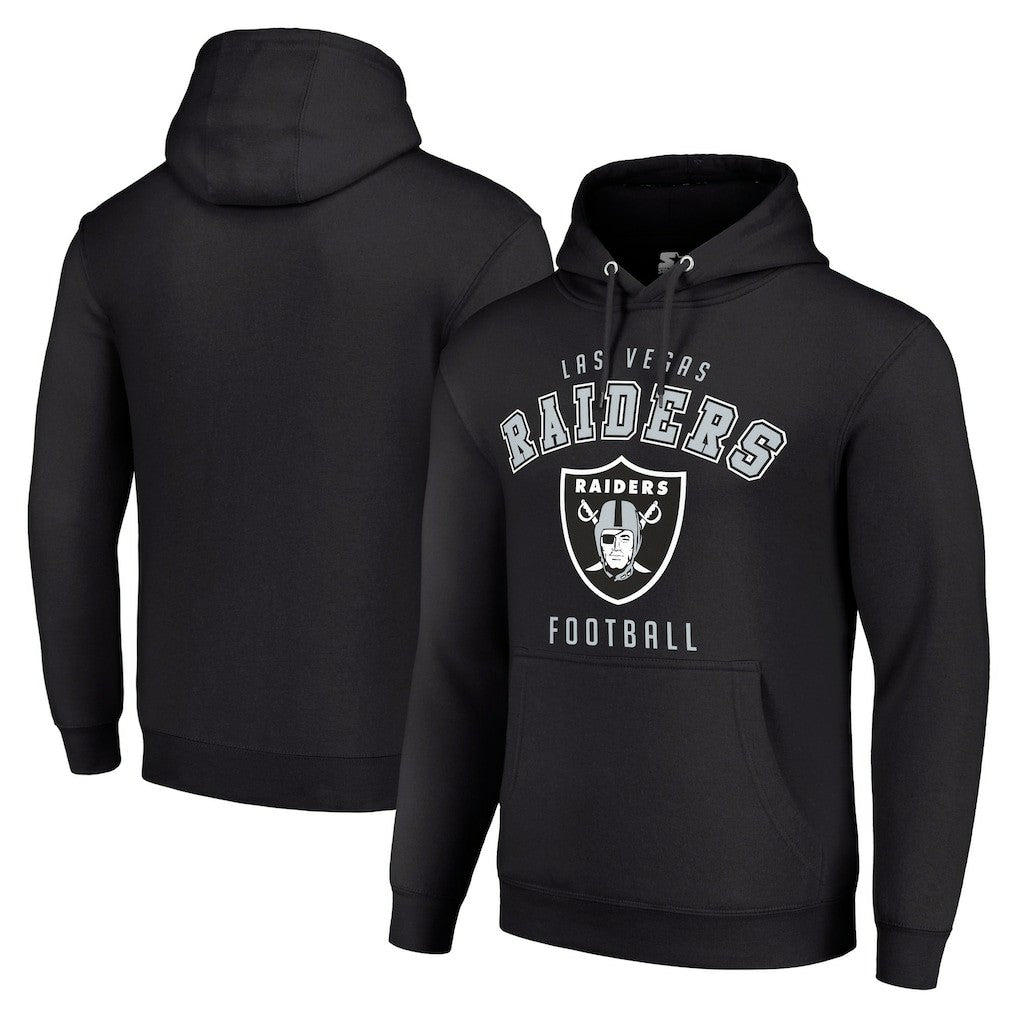 Starter Unisex Logo Pullover Hoodie - Las Vegas Raiders