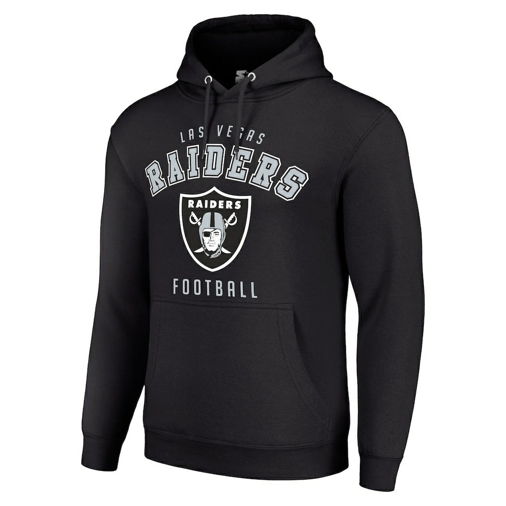 Starter Unisex Logo Pullover Hoodie - Las Vegas Raiders