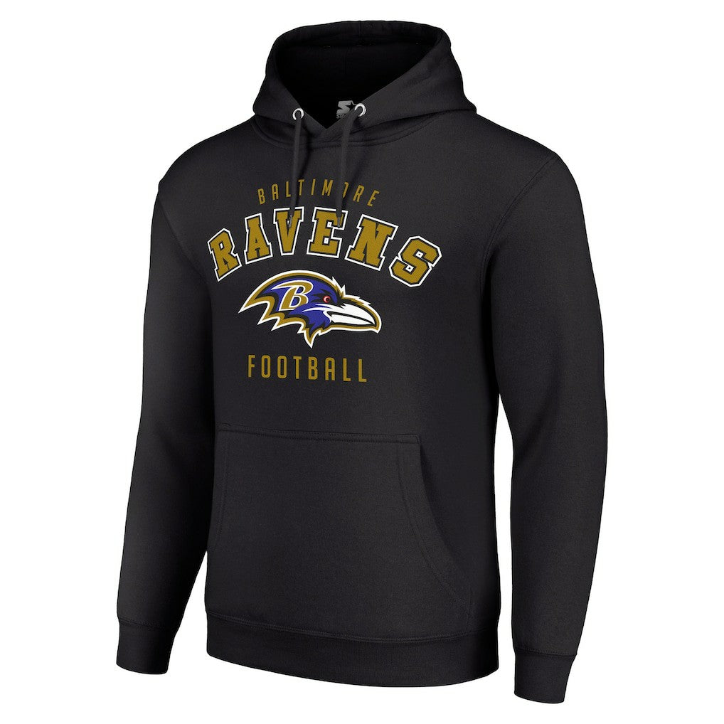 Starter Unisex Logo Pullover Hoodie - Baltimore Ravens