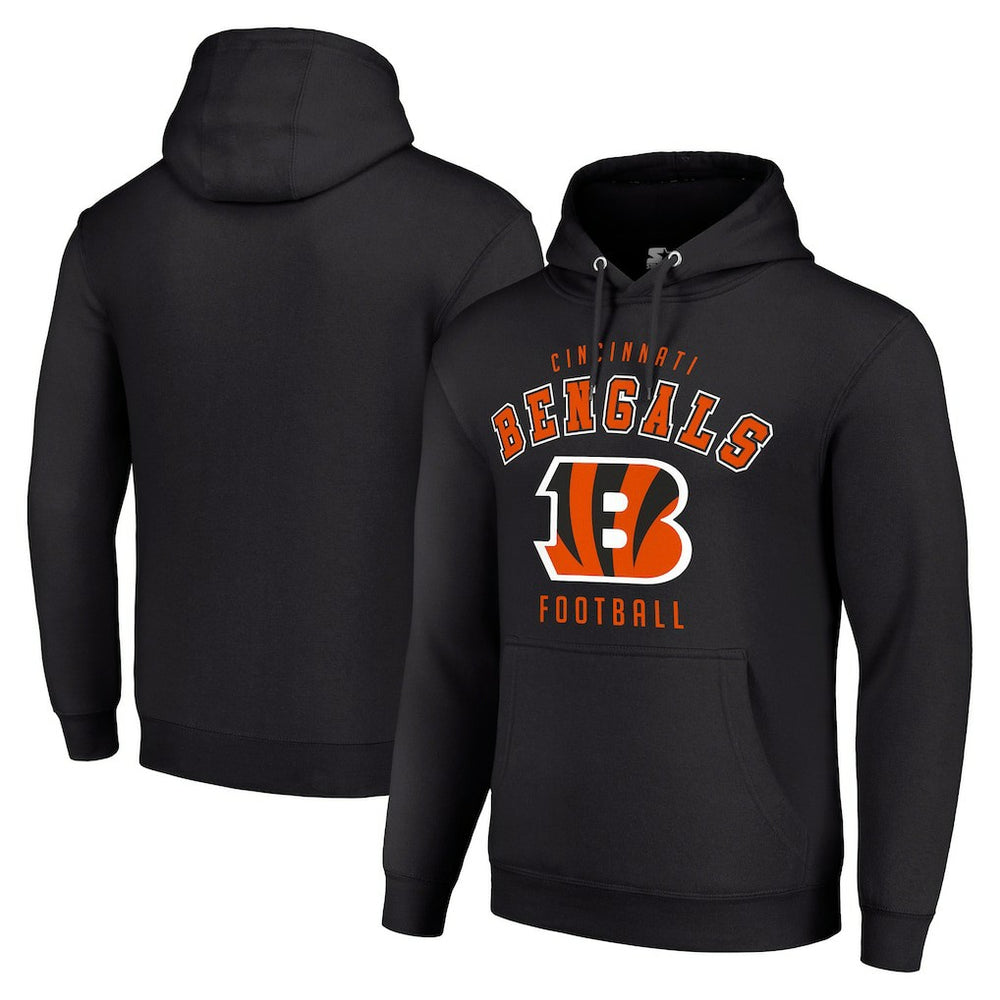 Starter Unisex Logo Pullover Hoodie - Cincinnati Bengals