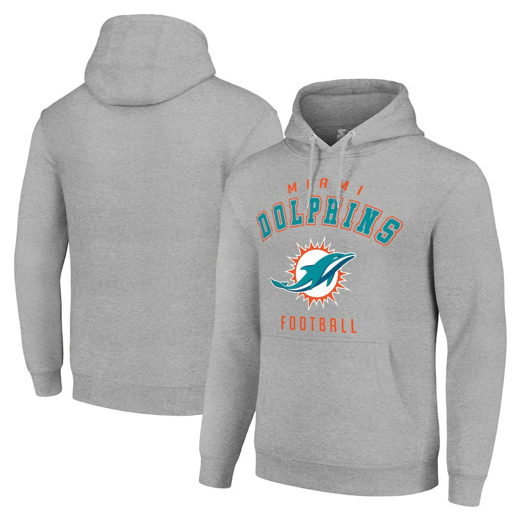 Starter Unisex Logo Pullover Hoodie - Miami Dolphins