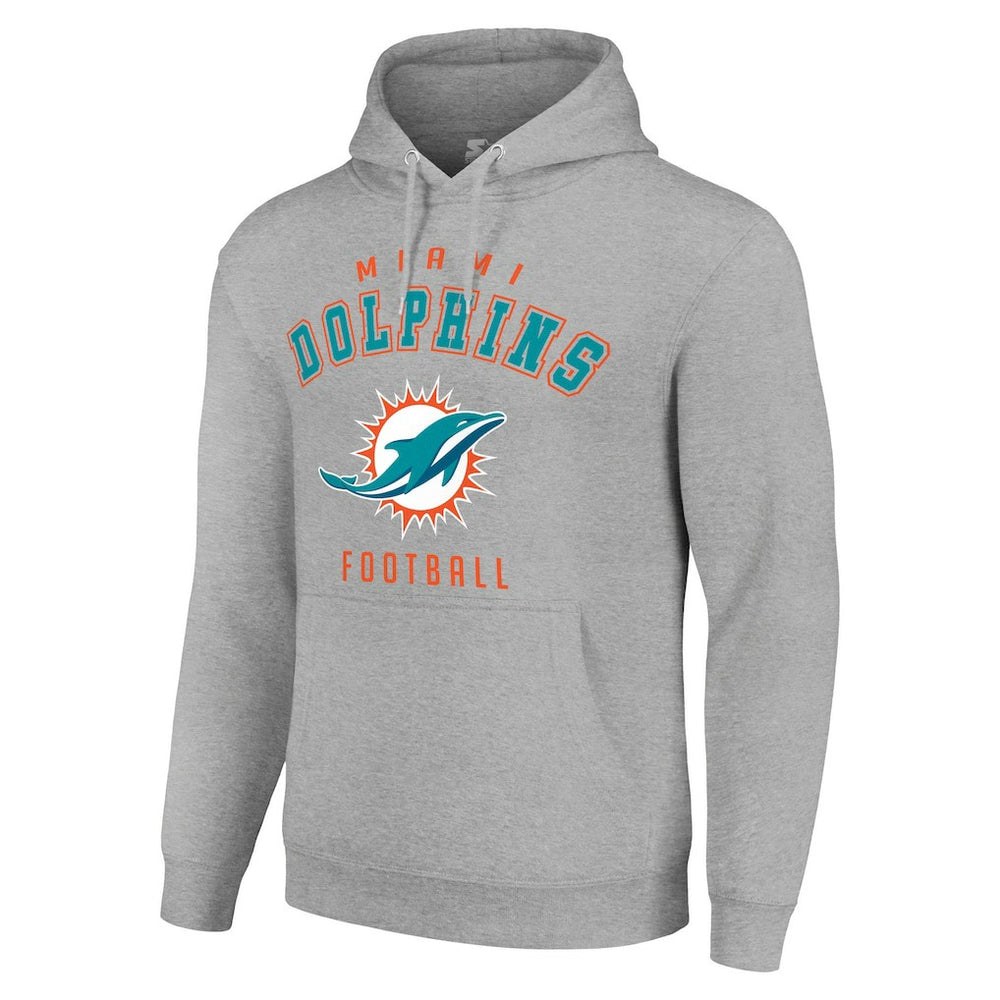 Starter Unisex Logo Pullover Hoodie - Miami Dolphins