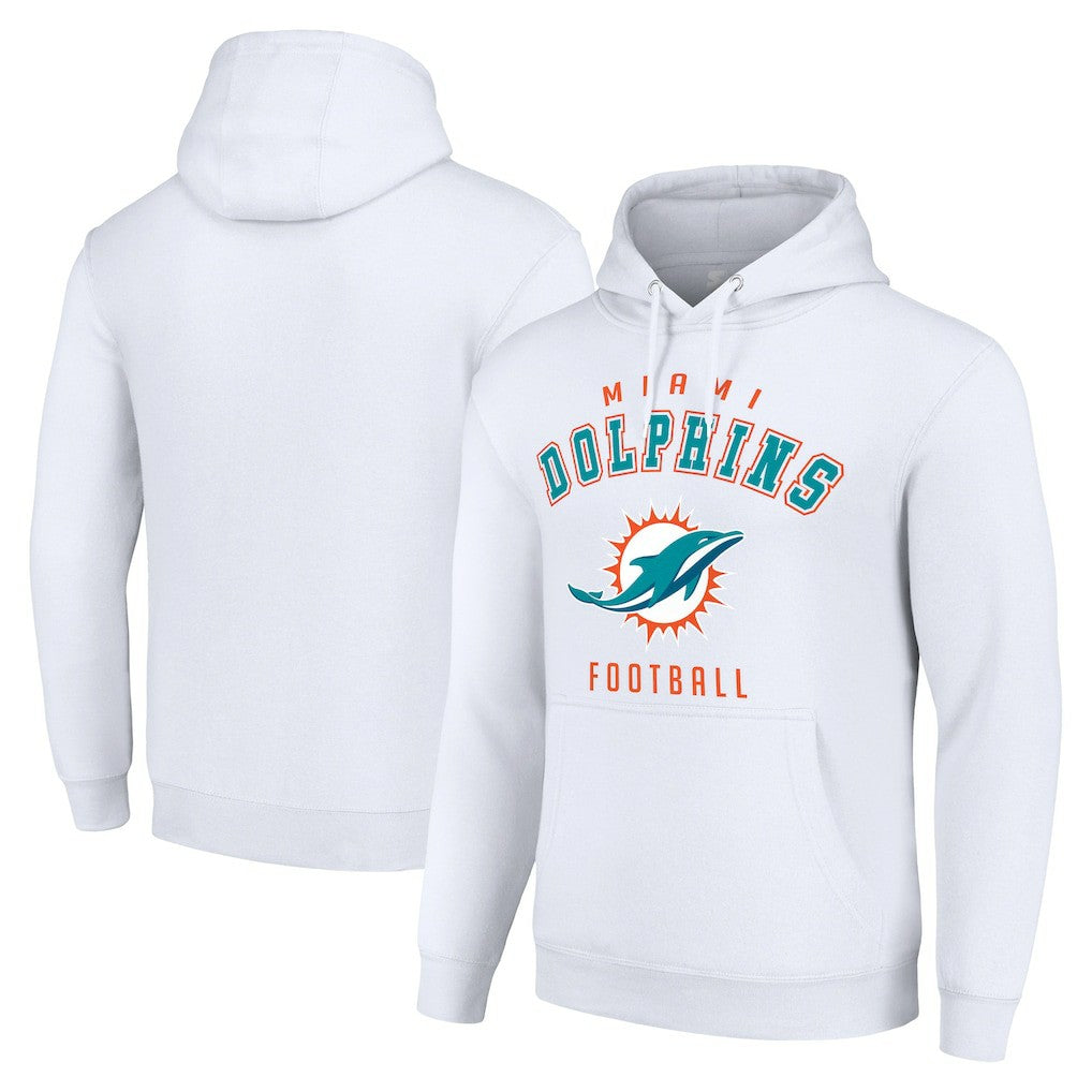 Starter Unisex Logo Pullover Hoodie - Miami Dolphins