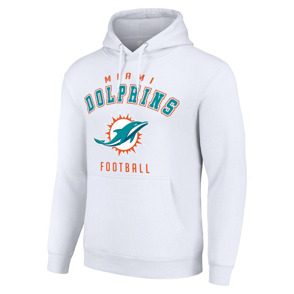 Starter Unisex Logo Pullover Hoodie - Miami Dolphins