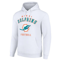 Starter Unisex Logo Pullover Hoodie - Miami Dolphins