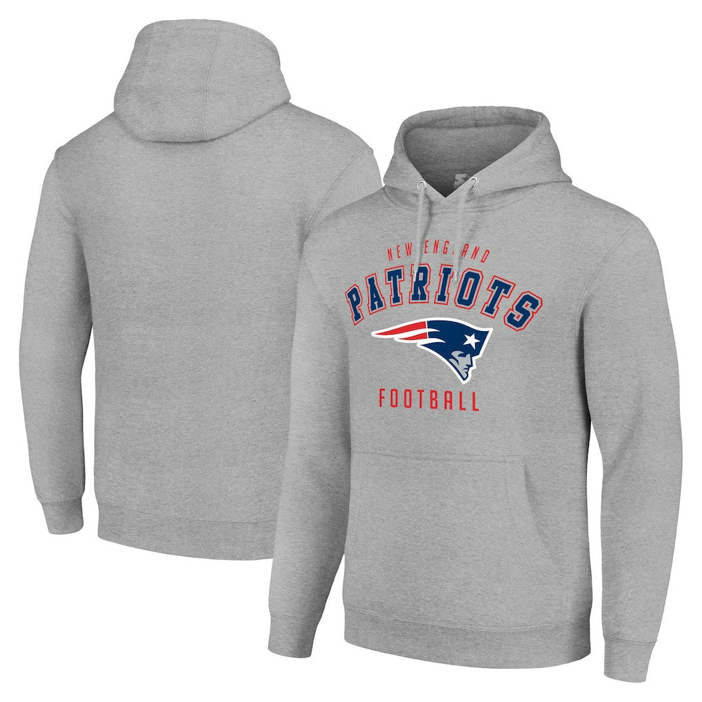 Starter Unisex Logo Pullover Hoodie - New England Patriots